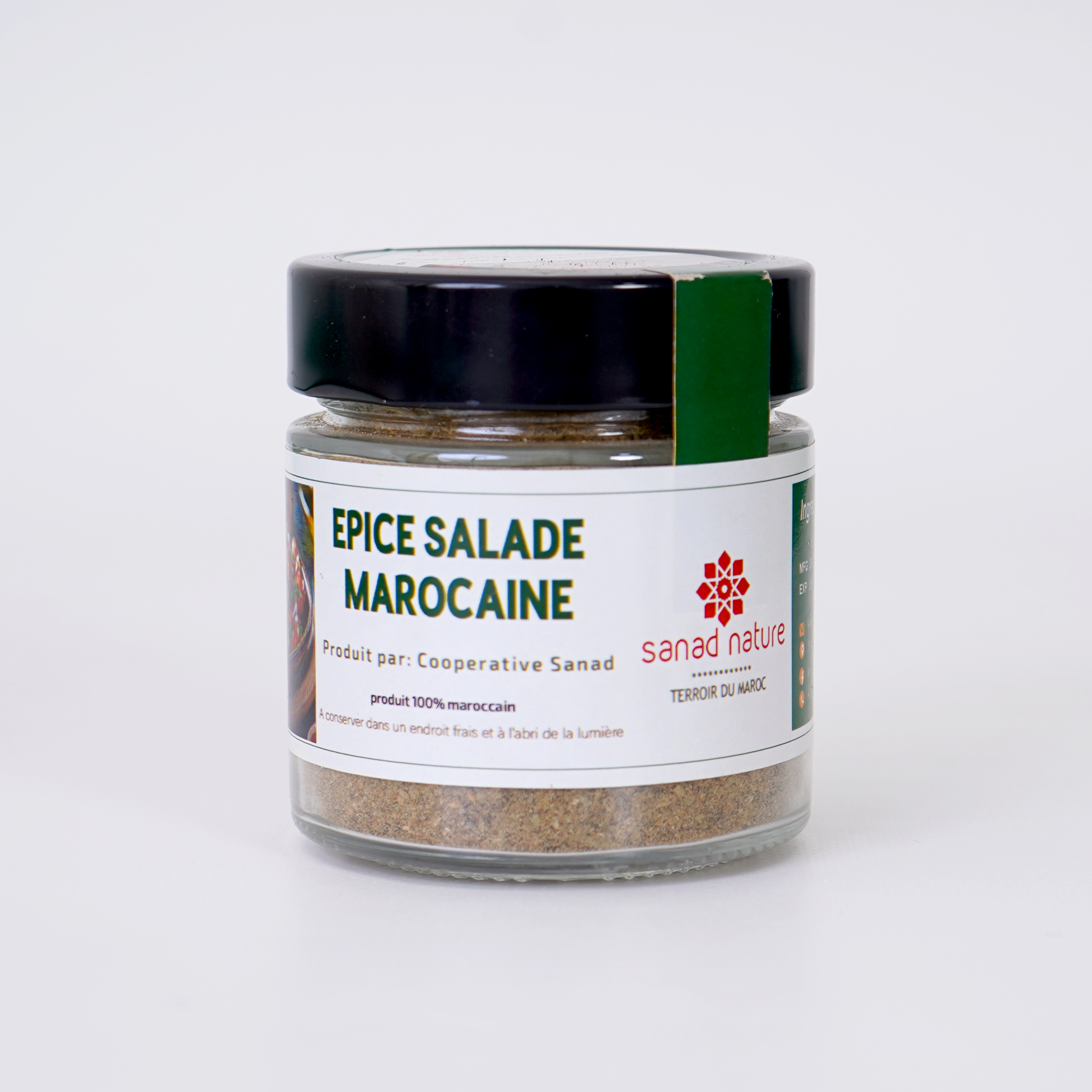 Epice salade 100 boite en verre