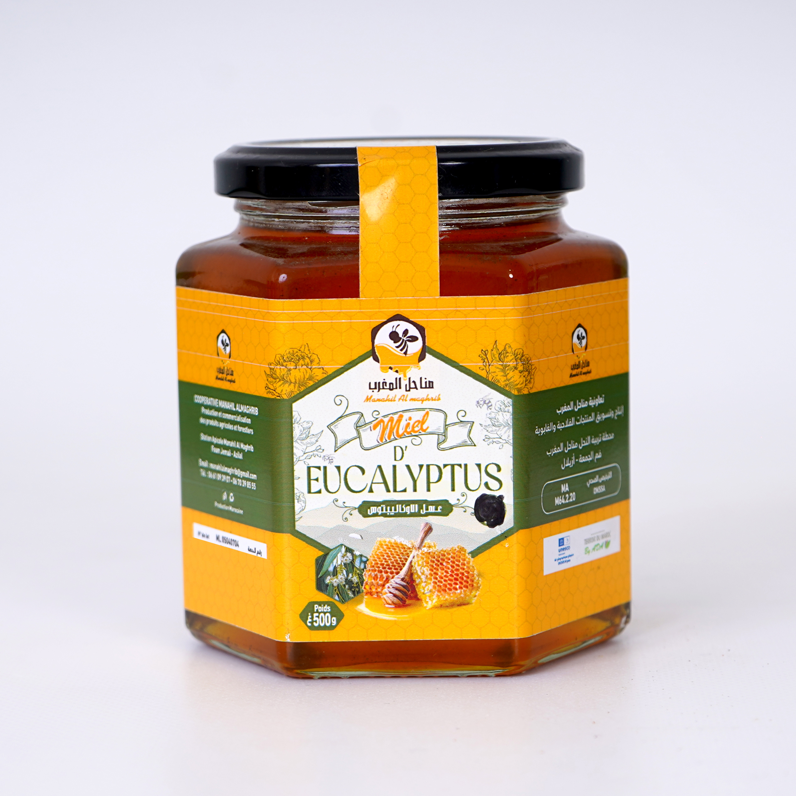 miel eucalyptus 1/2 litre