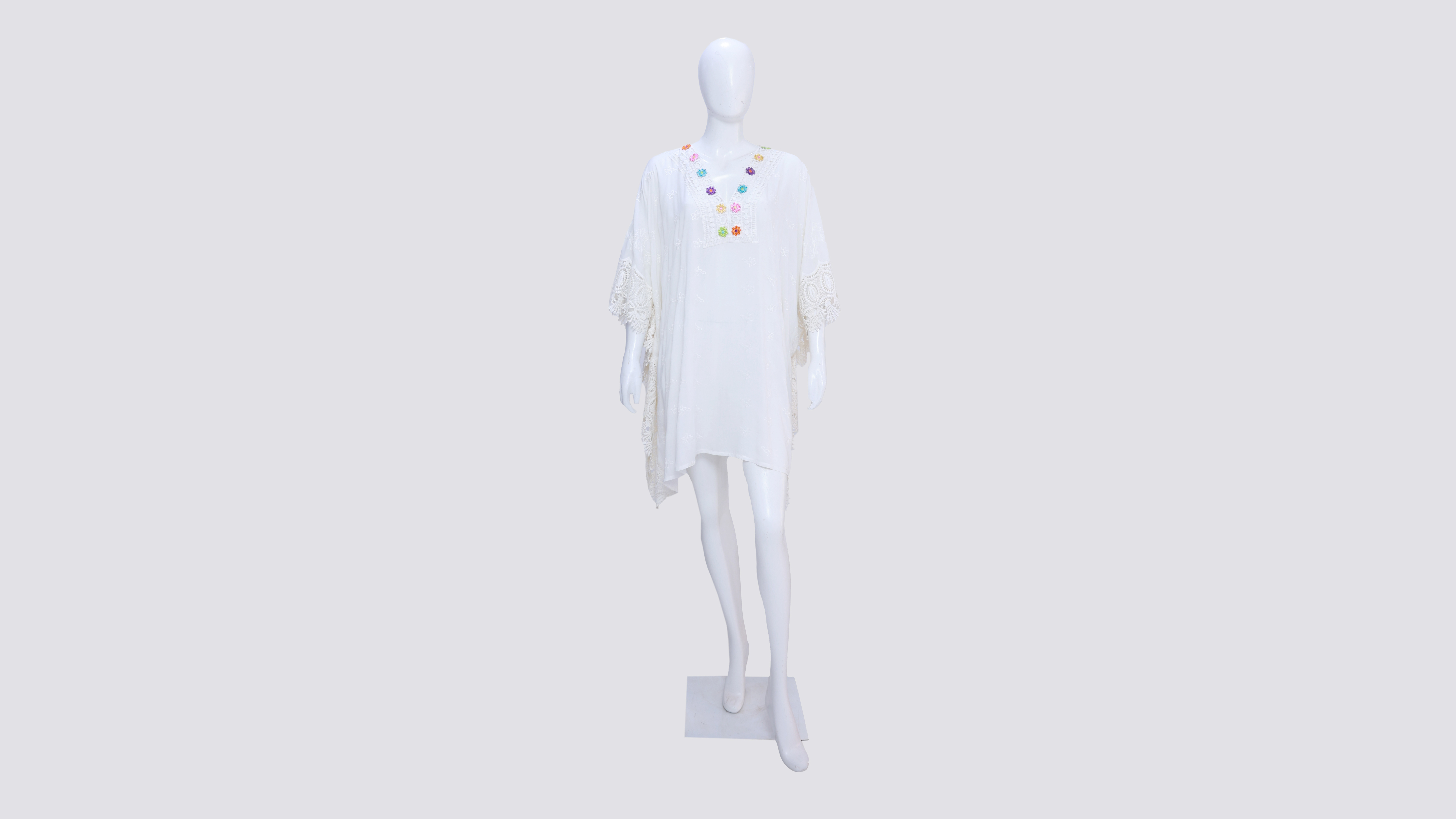 جلابة ثوب كريب خدمة باليد  وطرز لكواي