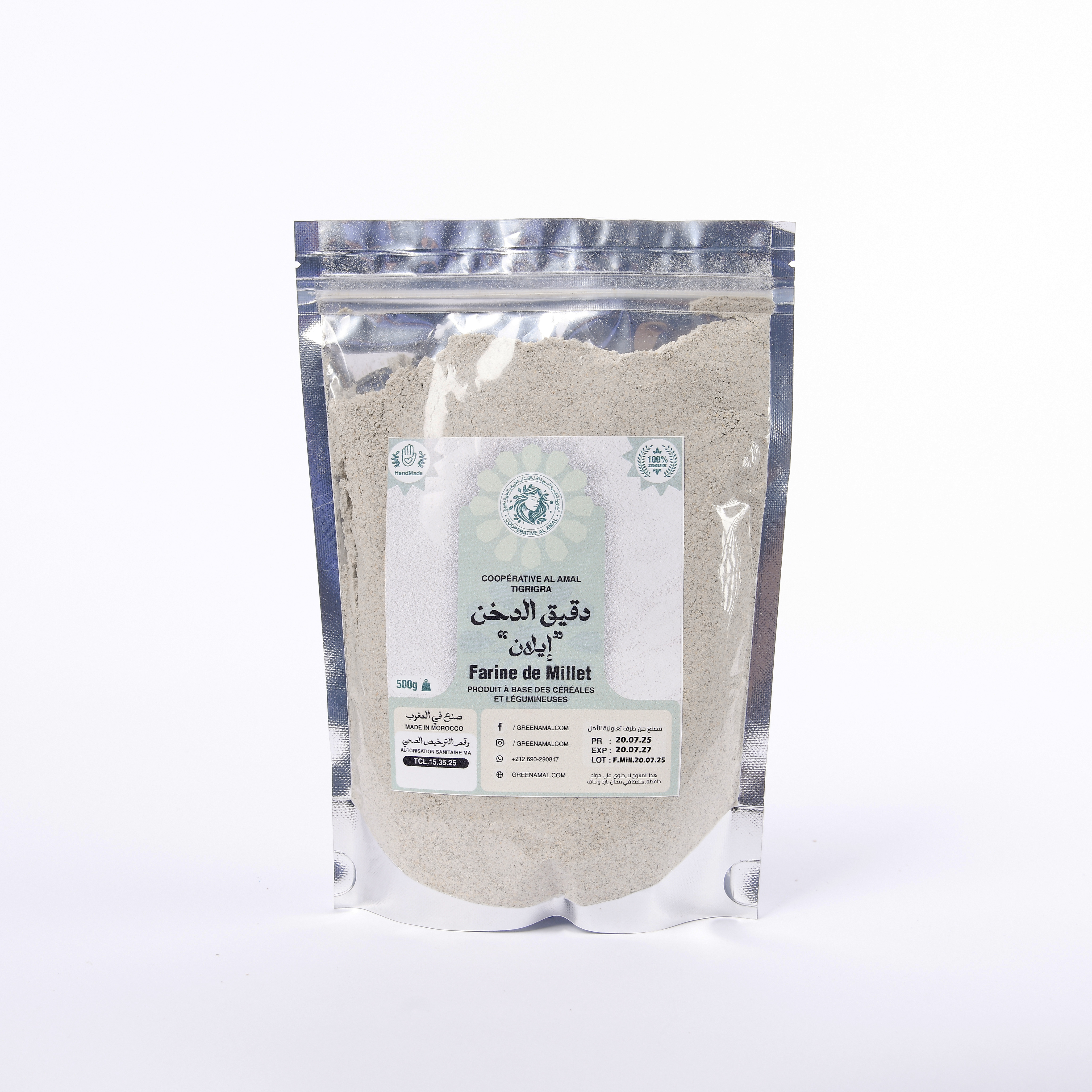  Farines (500g):millet ,...