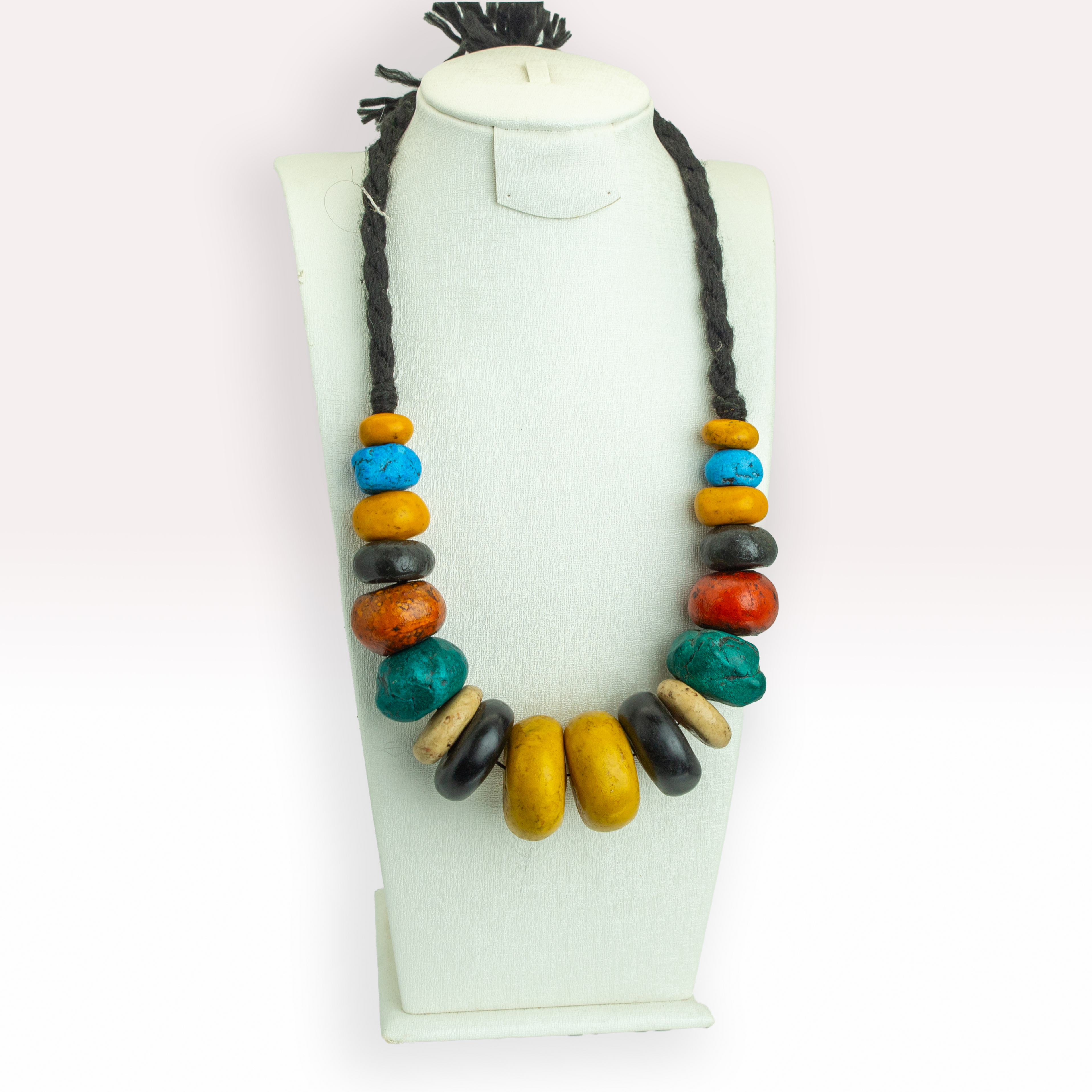 Collier Corail et Argent