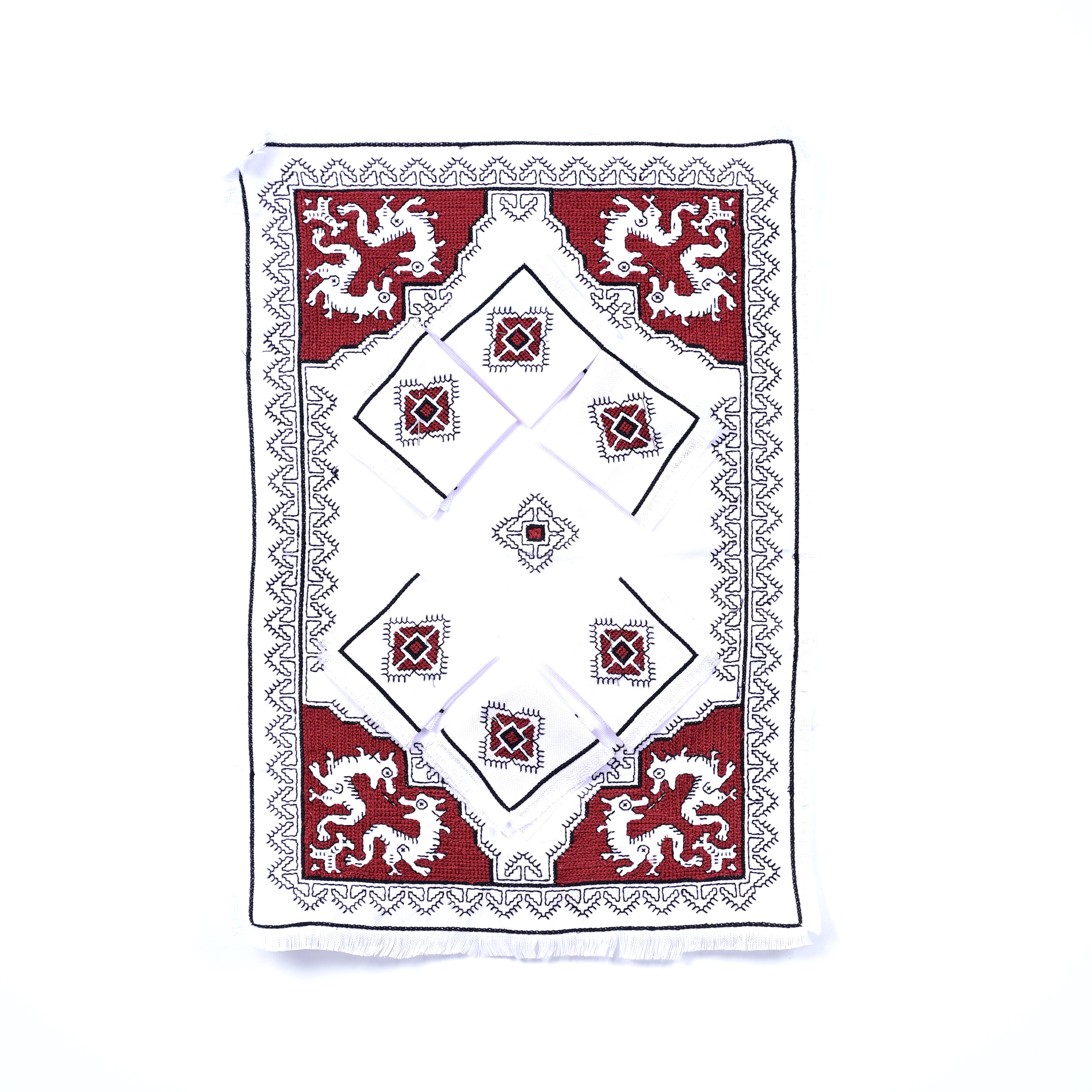 كاش طاولة + 6 مناديل