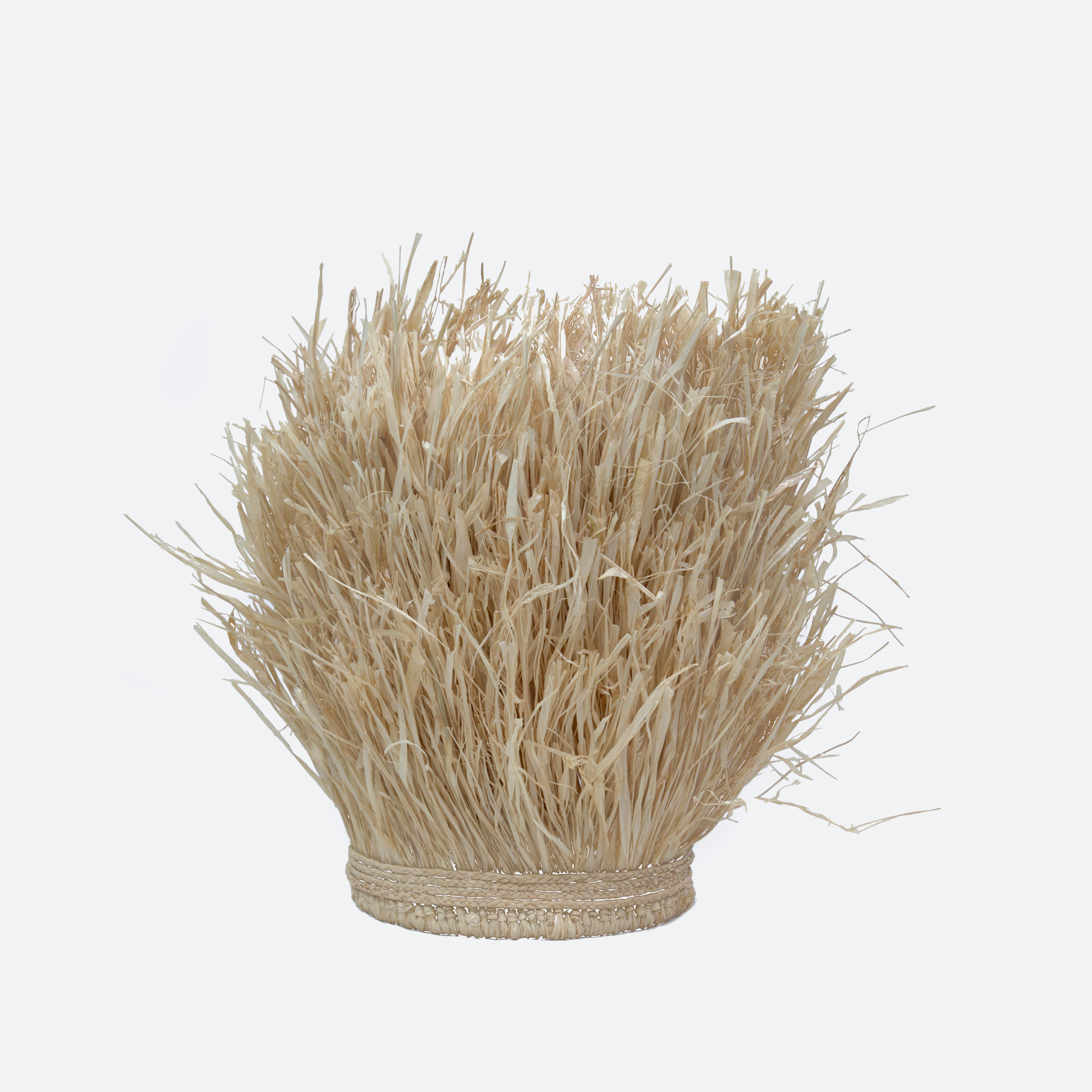 Lampe En Raphia Pour L’Éclairage