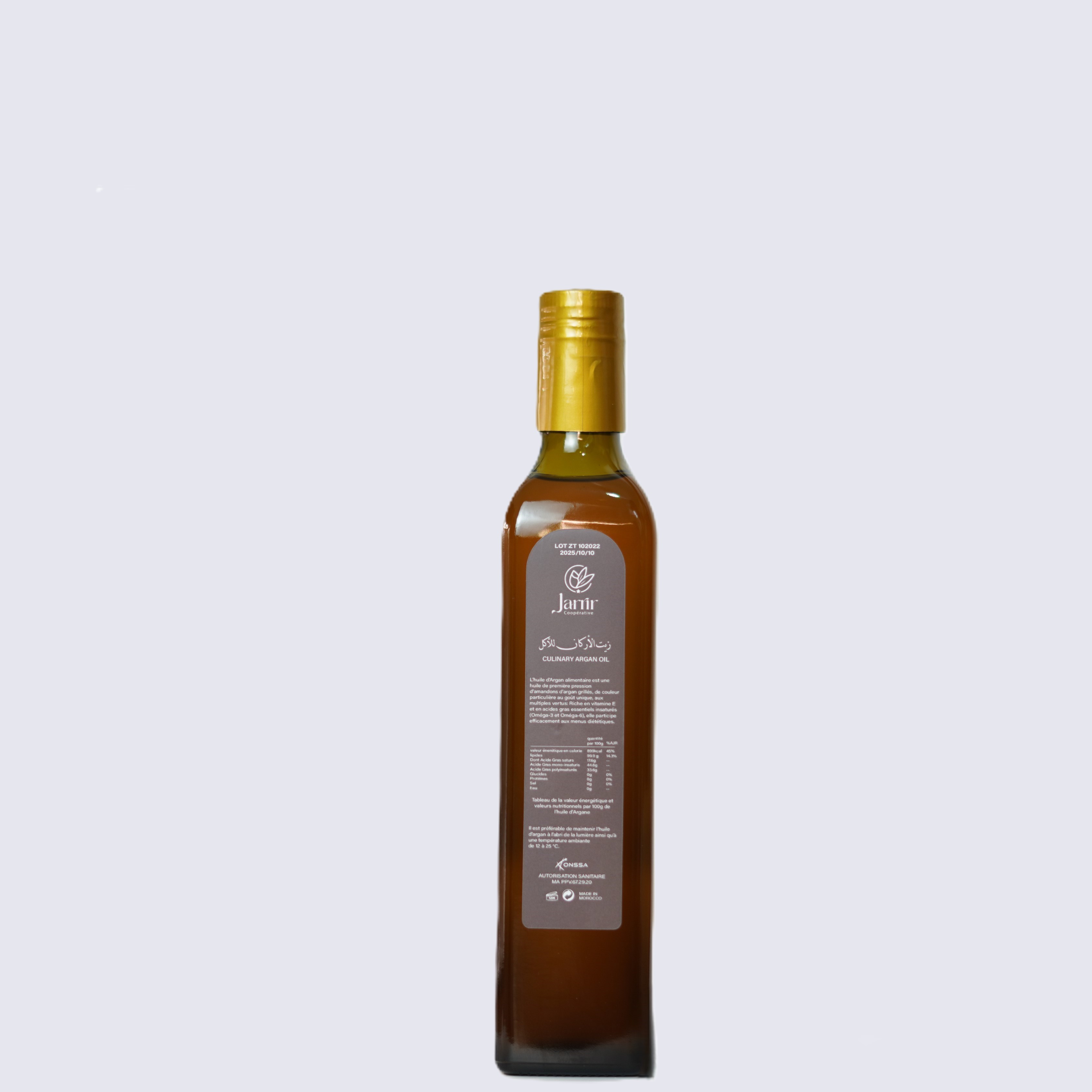 Huile d'Argan Alimentaire 500 ml