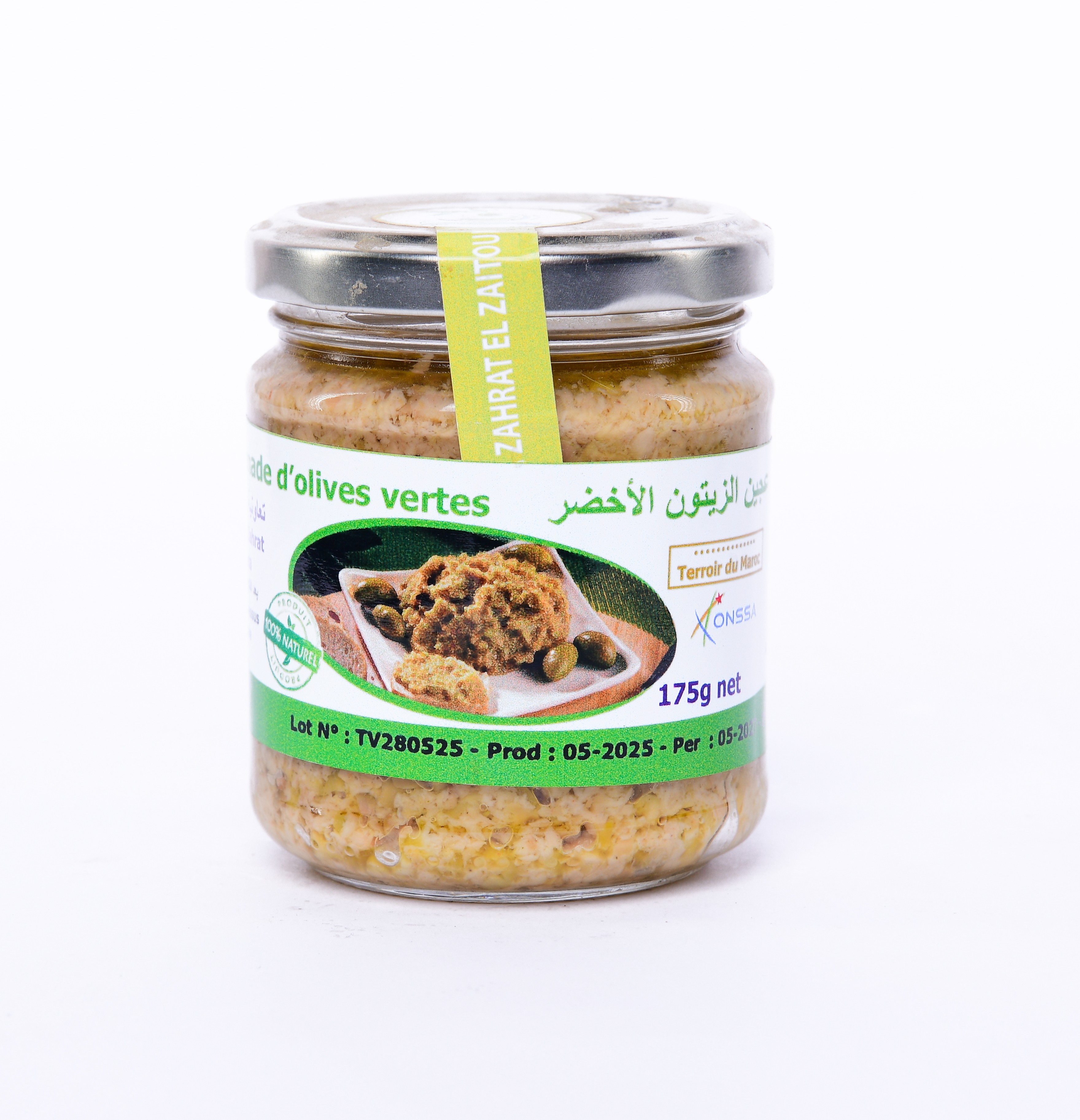 tapenade d’olives vertes 175g