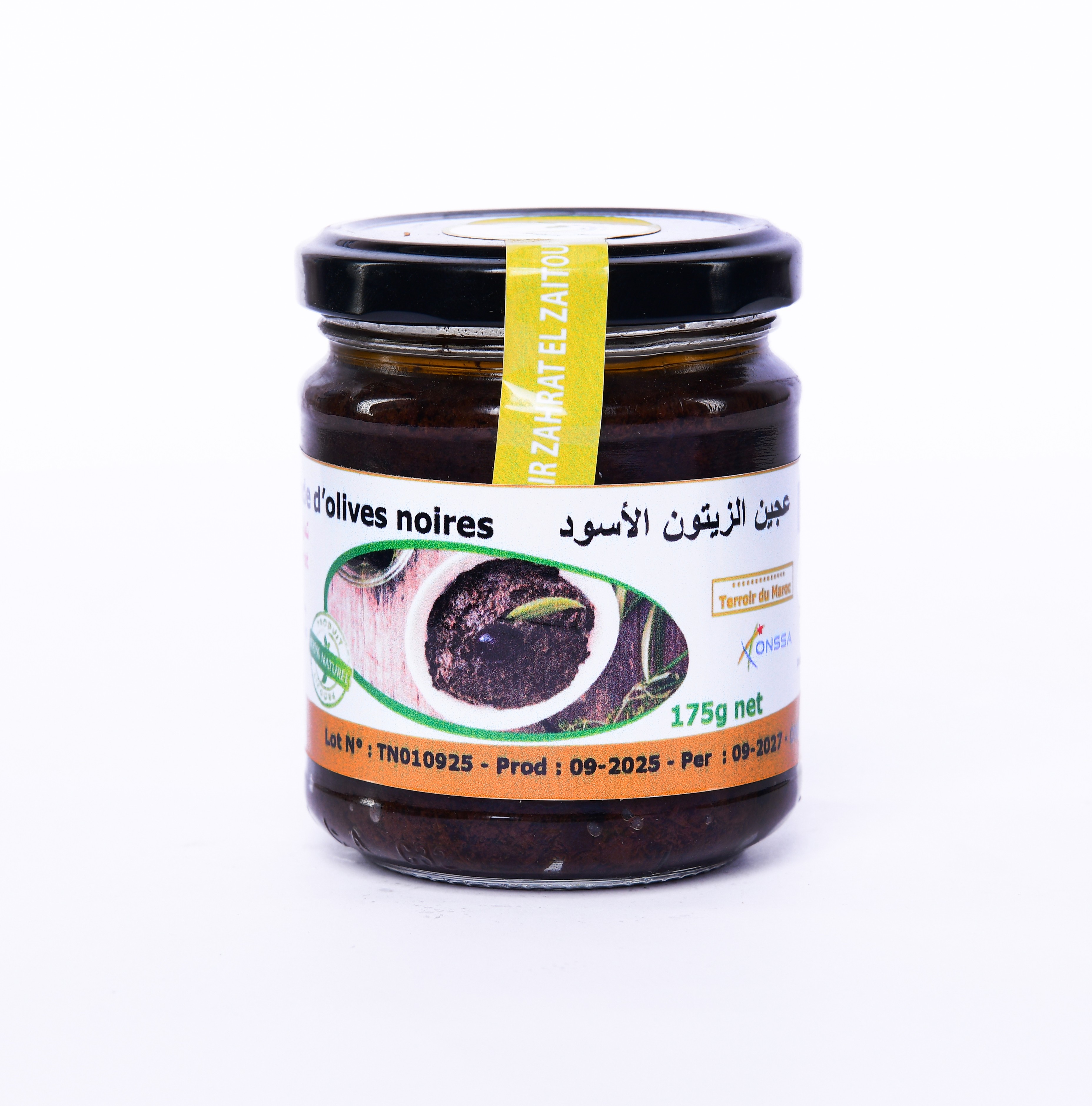 tapenade d’olives noires155g