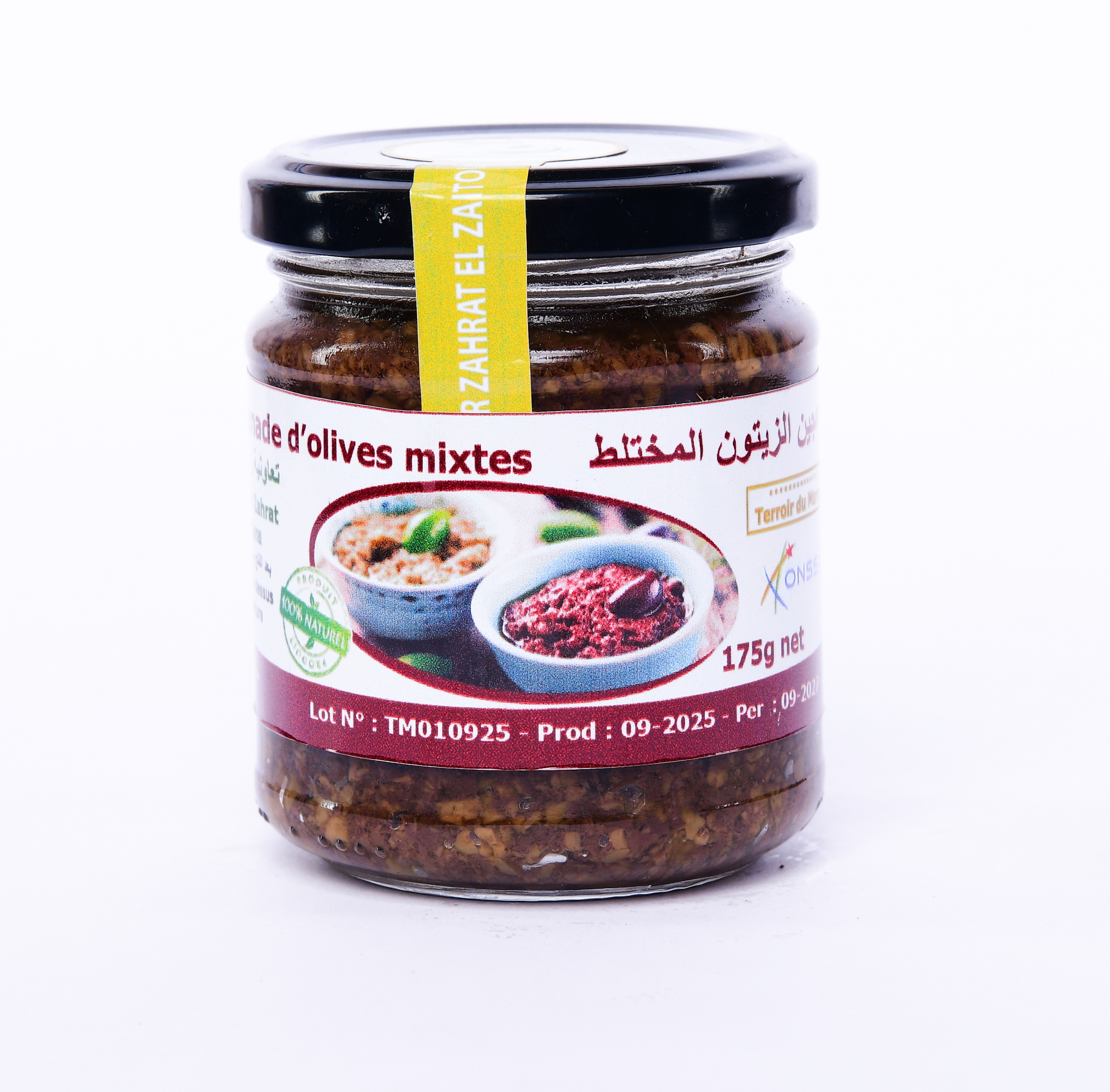 tapenade d’olives mixtes 175g
