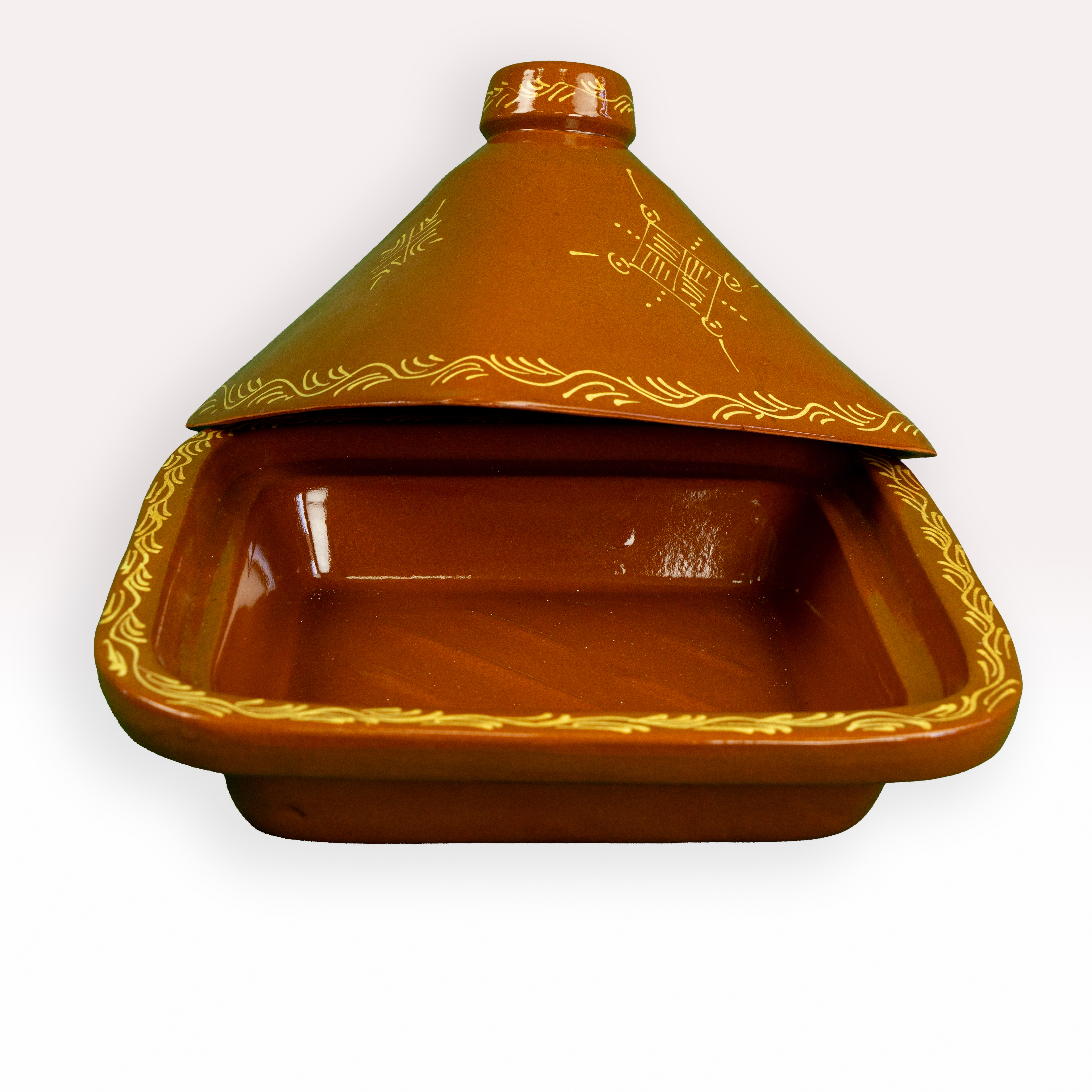 Tajine Rouge Carré (Céramique)