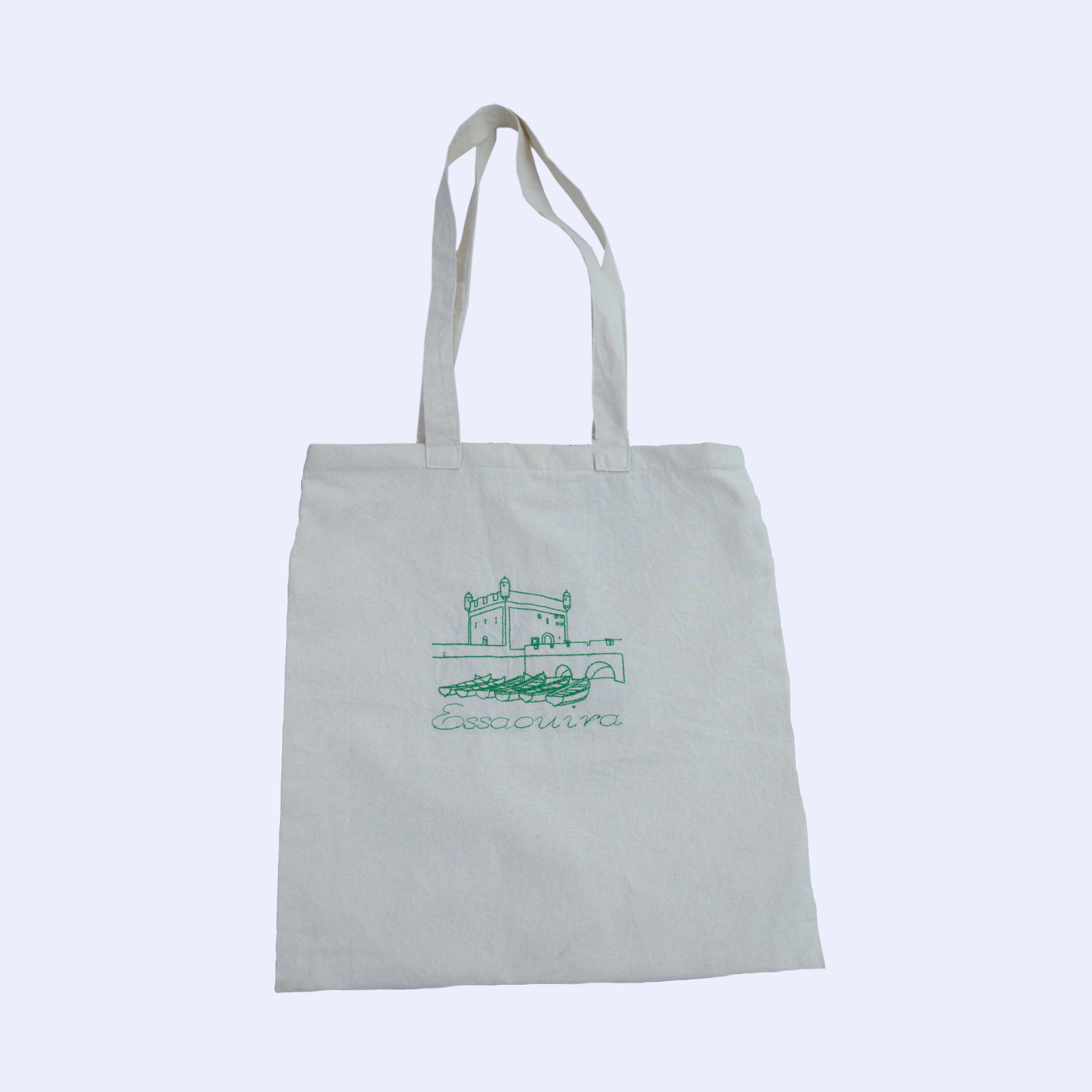 حقيبة توب مطرزة