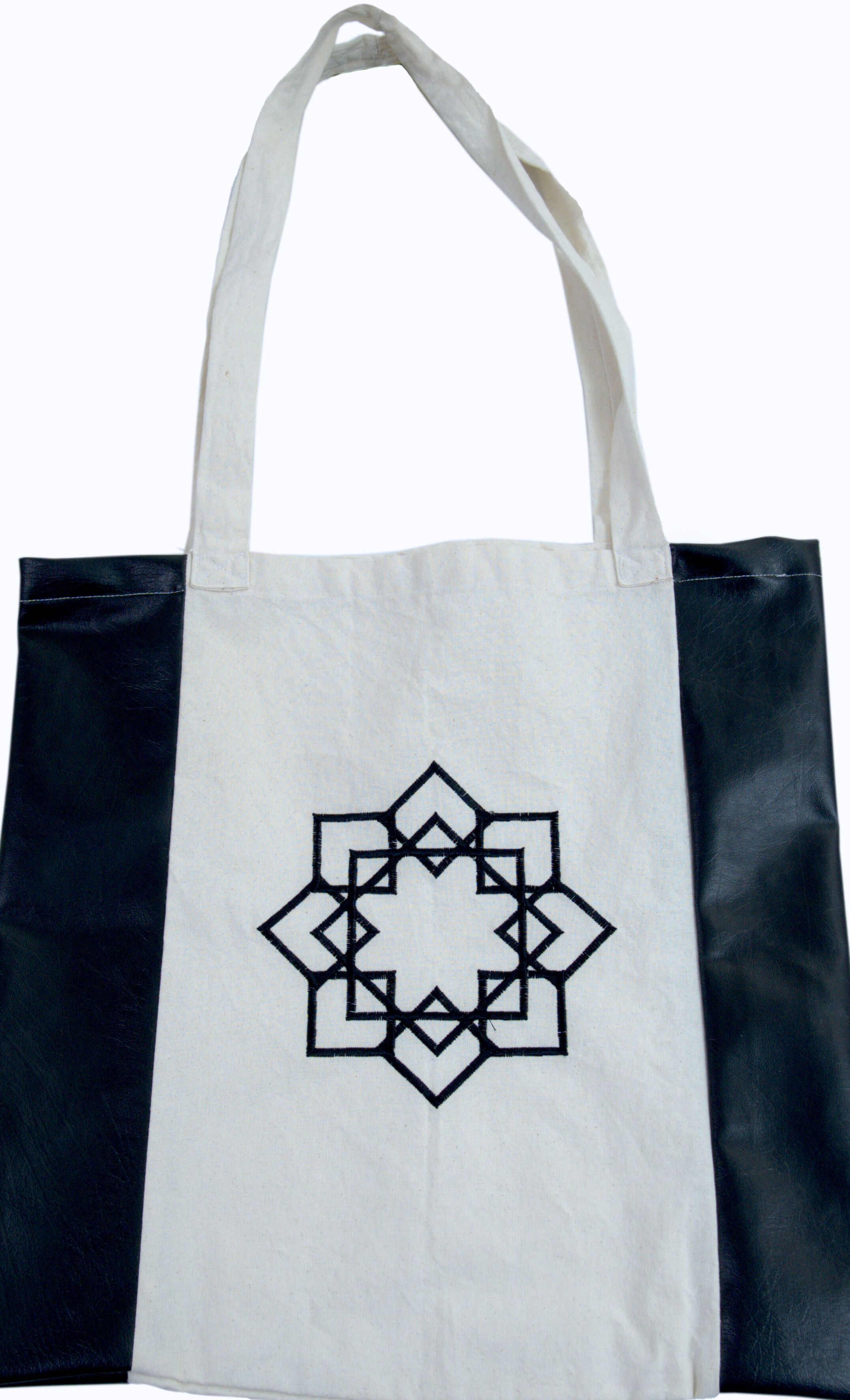 حقيبة توب مطرزة