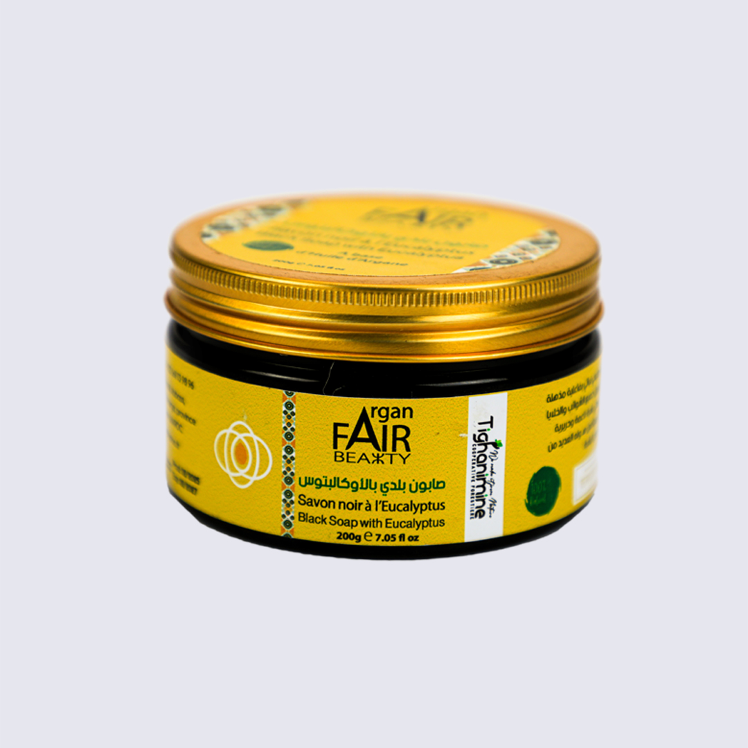 Savon Beldi ( noire) avec eucalyptuse 50g