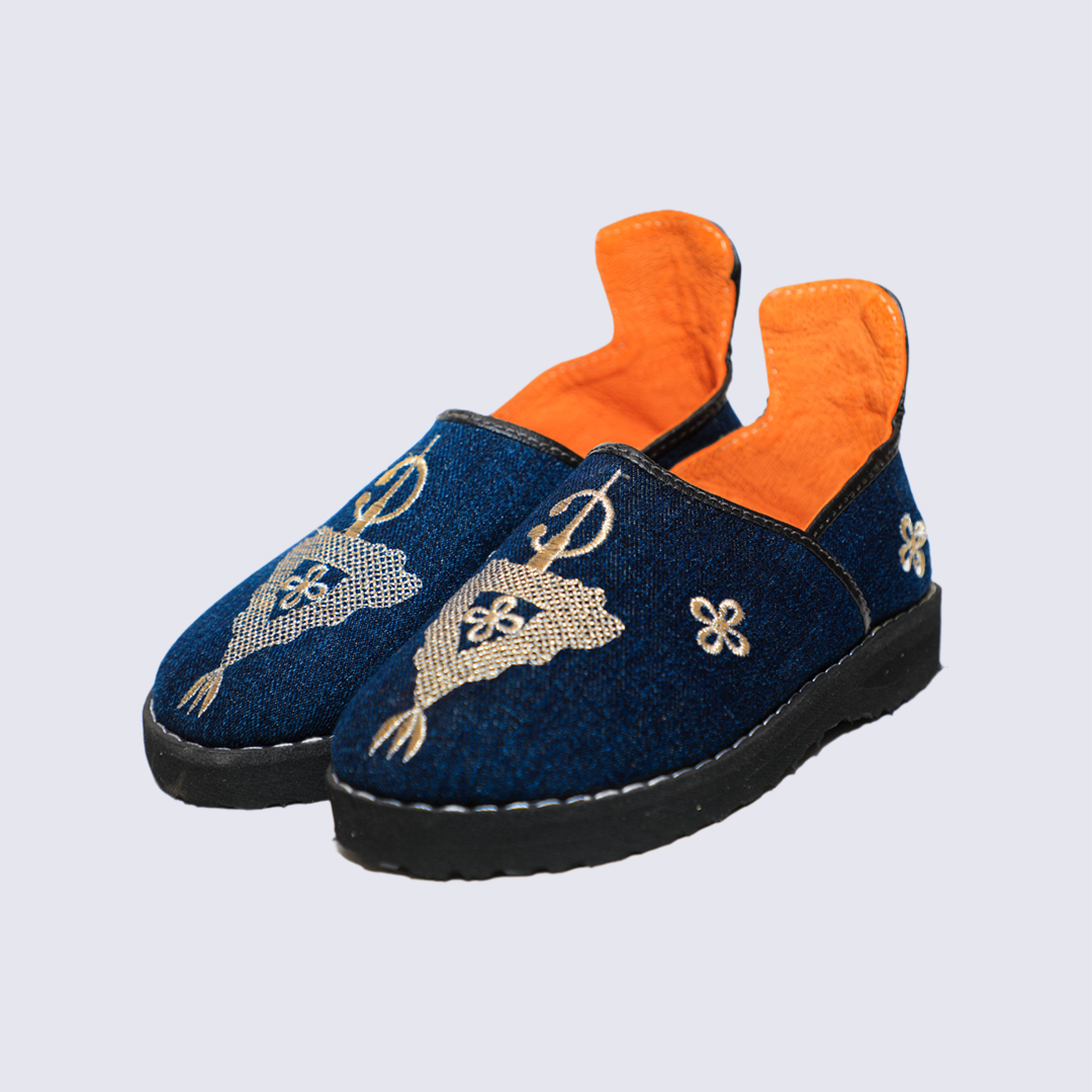 Babouche en Denim