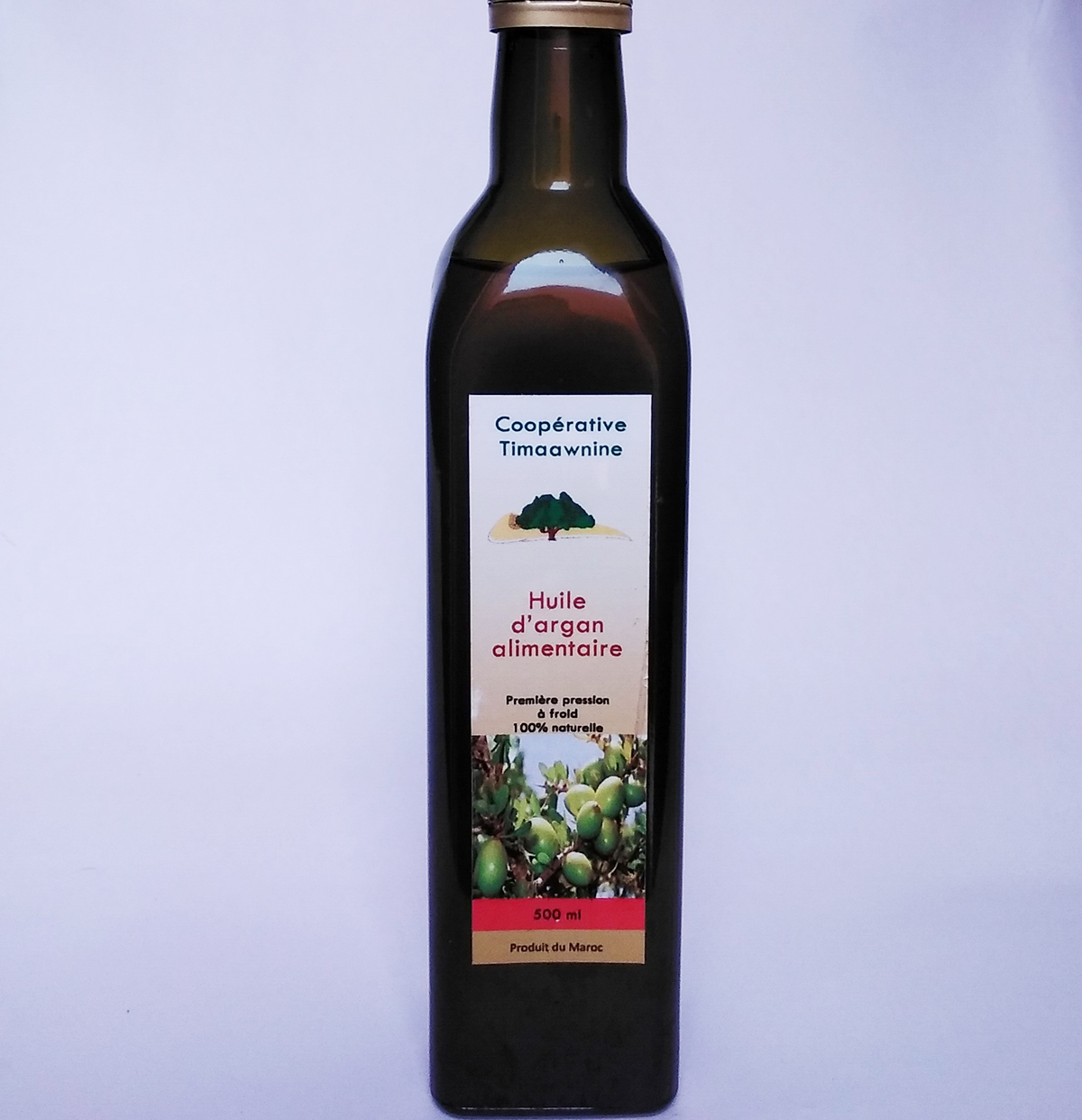 Huile d’argan non torréfiée
