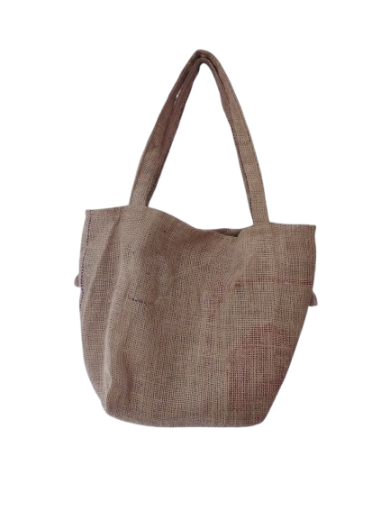 Sac rond en toile de jute