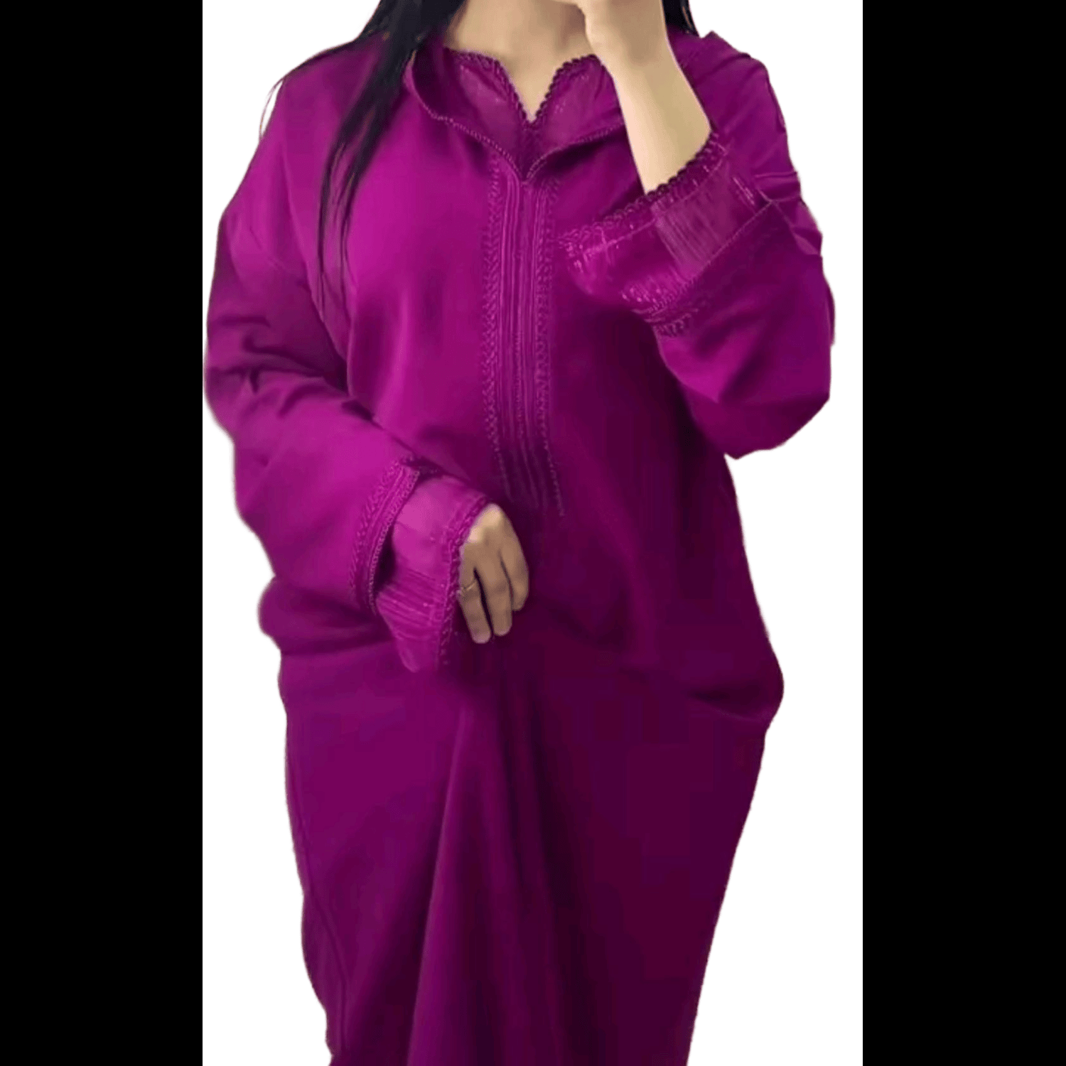 Djellaba couleur fuchsia