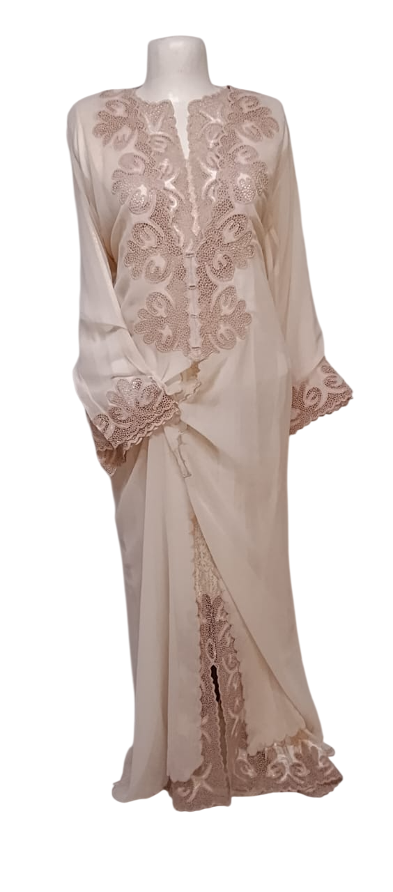 Takchita couleur beige