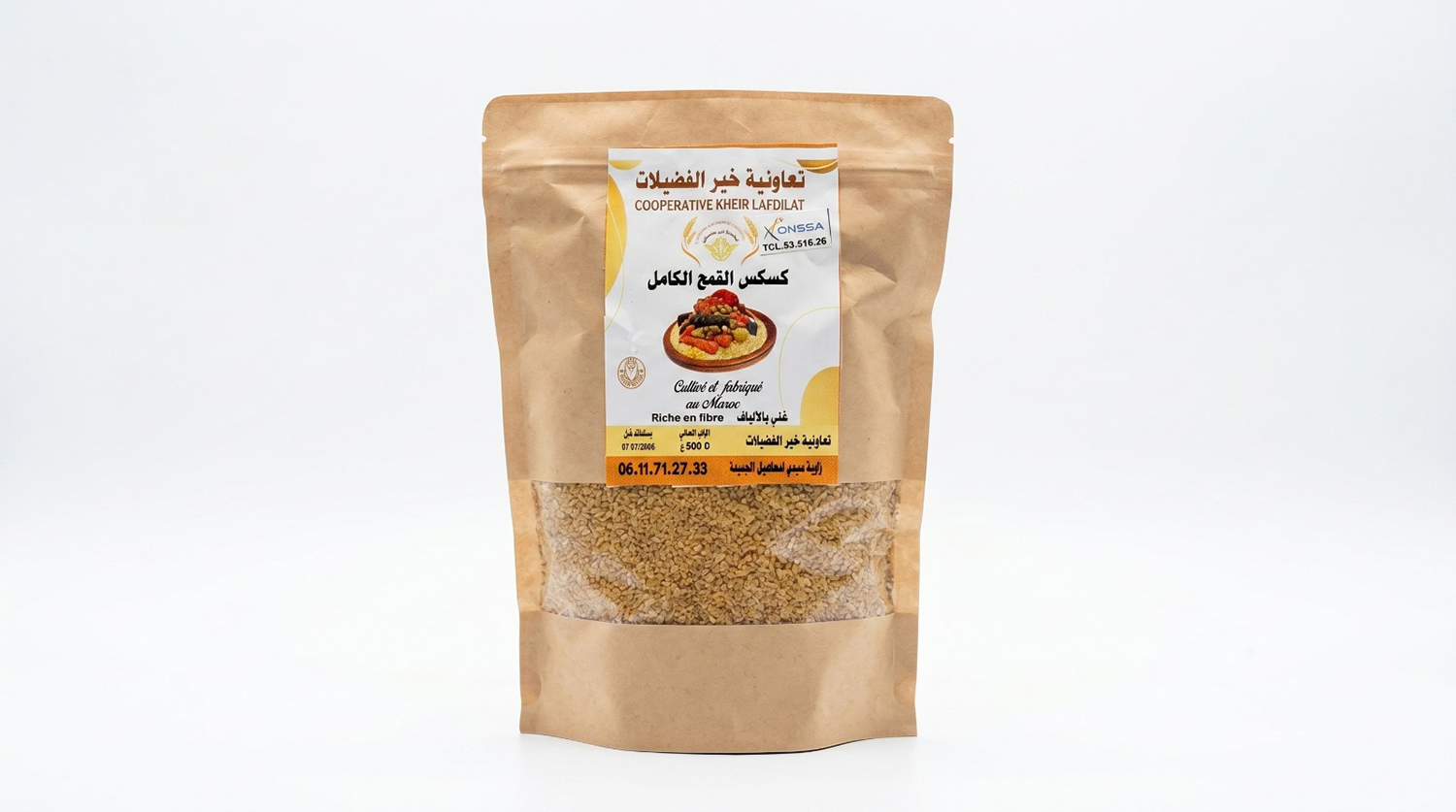 Couscous au blé complet