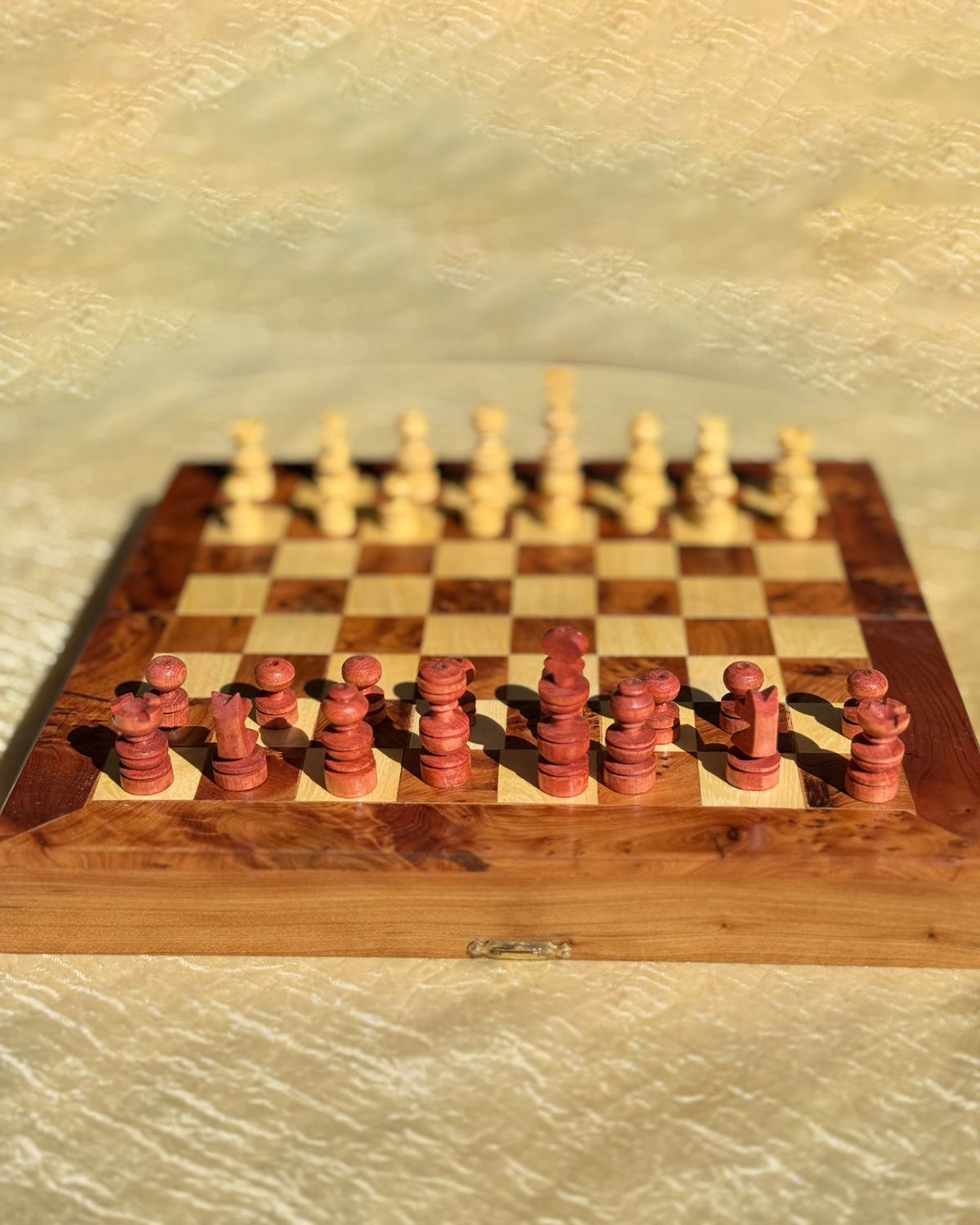 Jeu d'Échecs en Bois (24 cm)