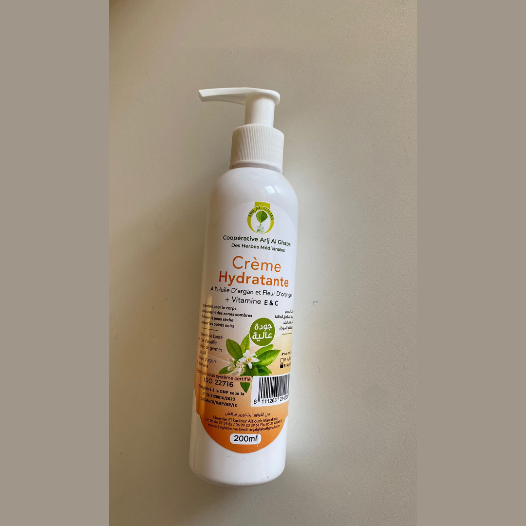 Crème Hydratante Fleur d'Oranger