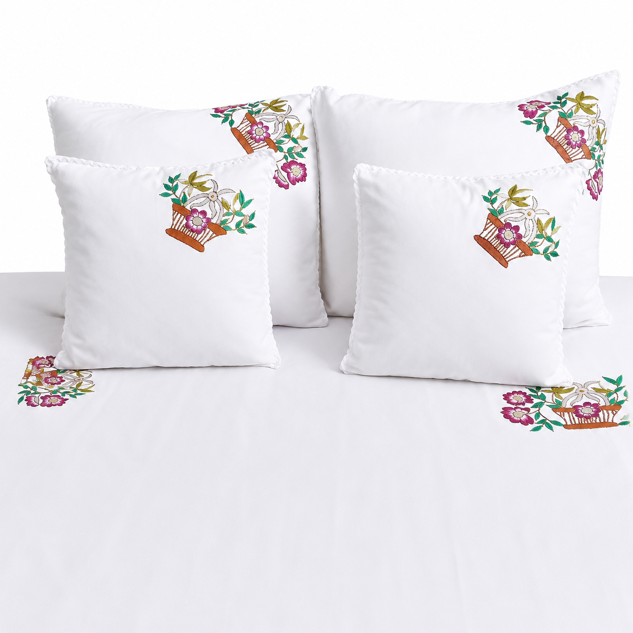 Drap de lit Brodé