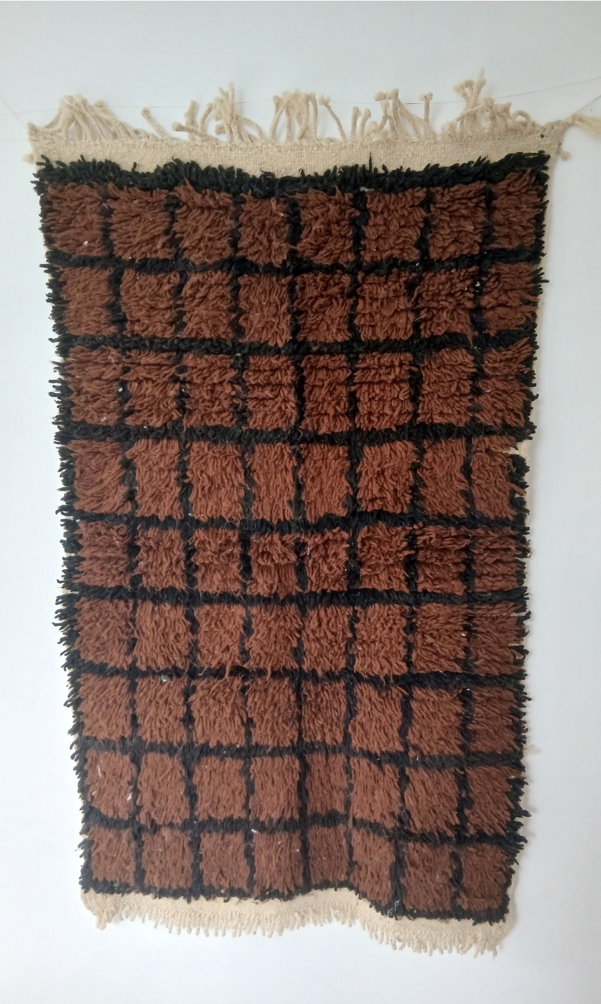 TAPIS de LAINE DE MOUTON