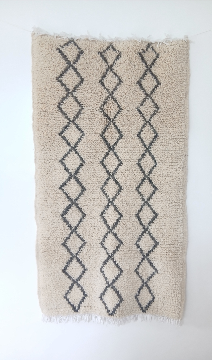 TAPIS de LAINE DE MOUTON