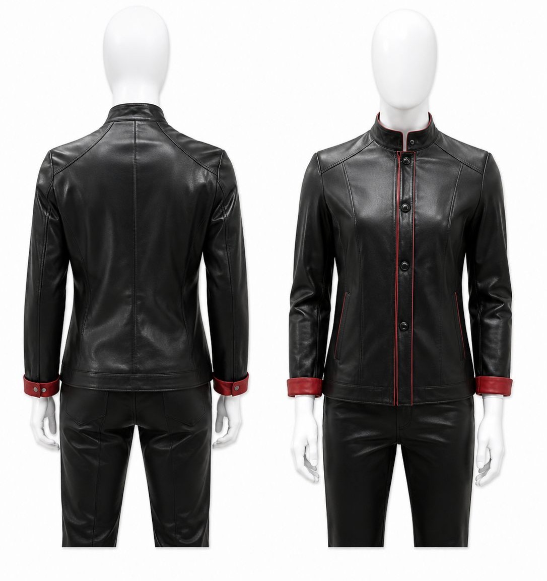 Blouse Femme en Cuir