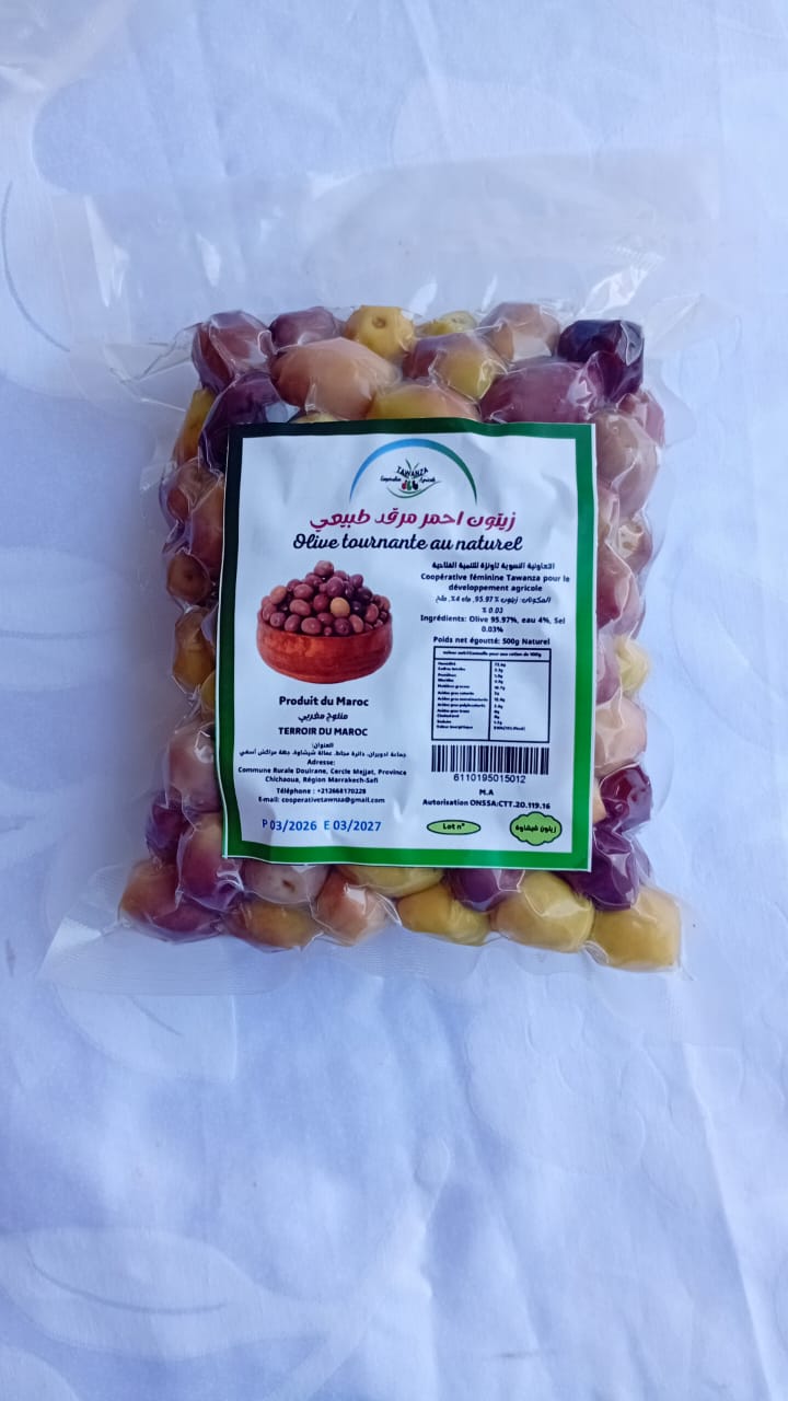 Olives rouges naturelles