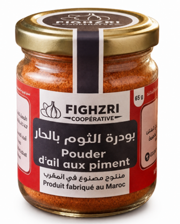 Poudre d’ail au piment