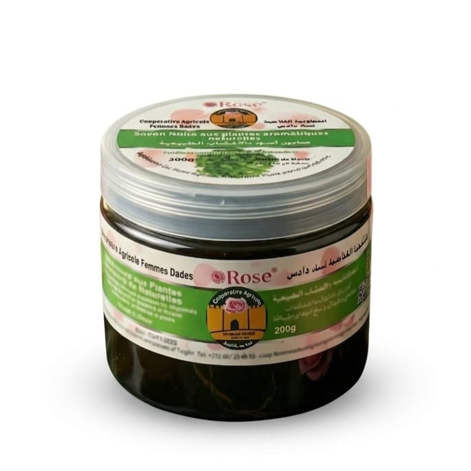 Savon noir aux plantes 200g