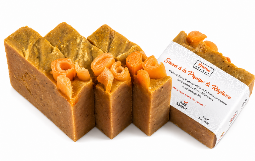 Savons (coquillages / soufre / réglisse / charbon)