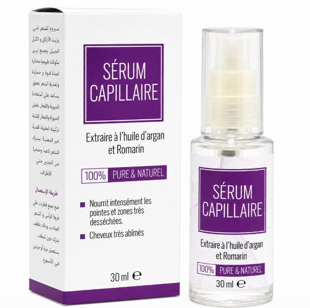 Sérum capillaire argan & romarin