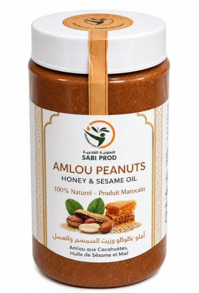 Amlou aux cacahuètes, à l’huile de sésame et au miel