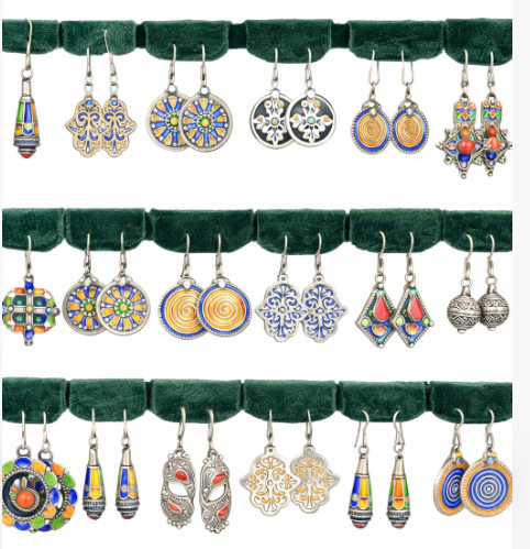 Boucles d’oreilles « Halaqat »
