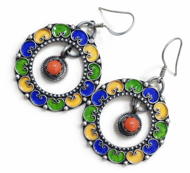 Boucles d’oreilles « Halaqat »