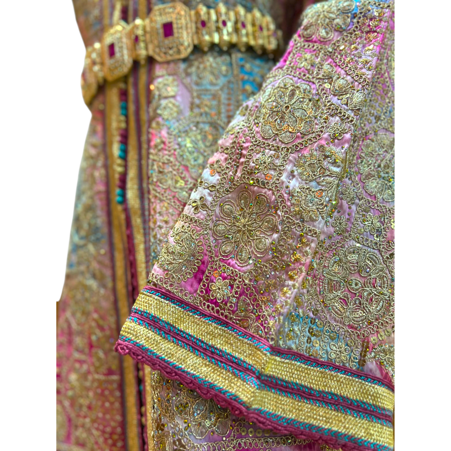 Lebssa style sari faite à la main