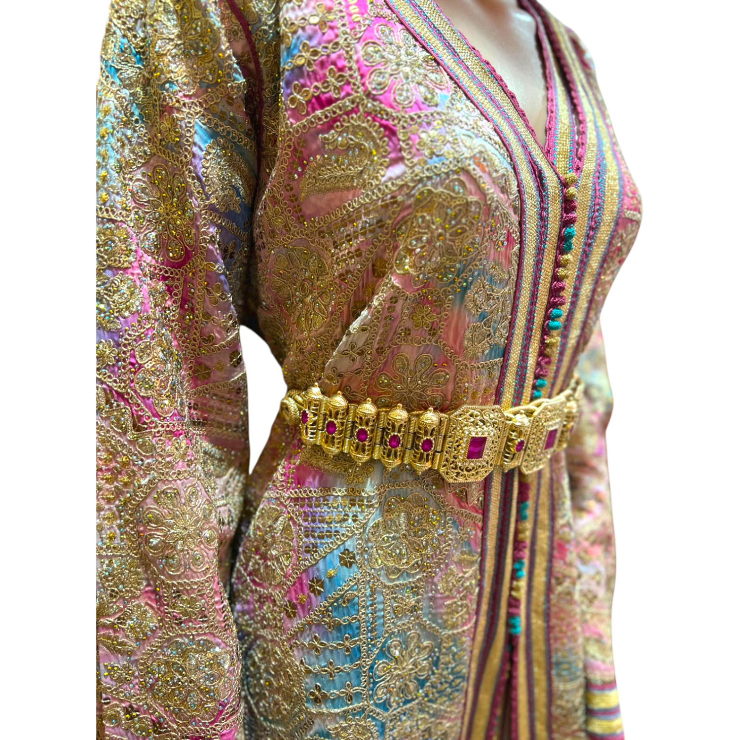 Lebssa style sari faite à la main