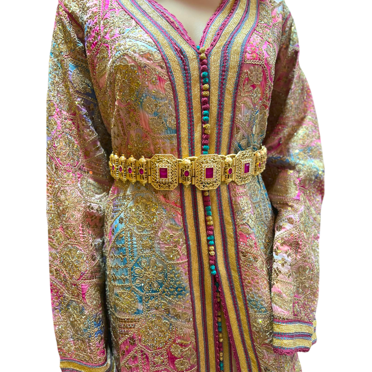 Lebssa style sari faite à la main