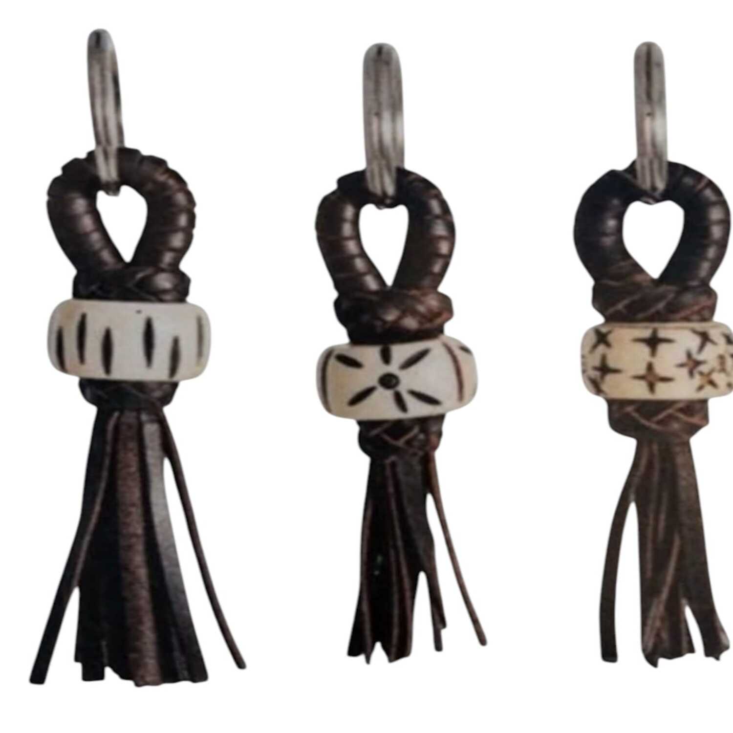 Boucles d'oreilles en cuir