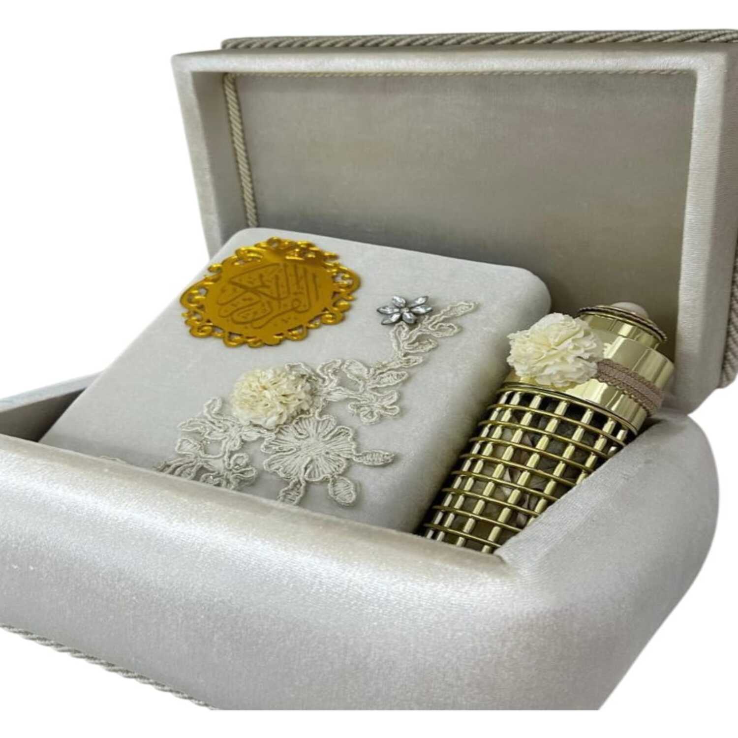 Coffret Coran et flacon