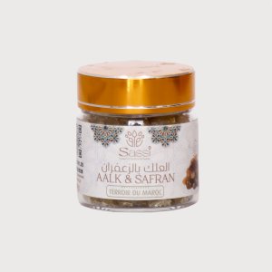 العلك بالزعفران الحر