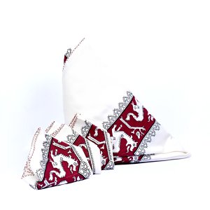 غطاء مائدة + 12 منديل