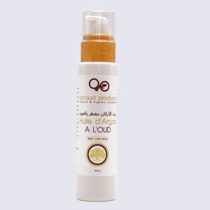 Huile d’argane parfumée au oud 50 ml