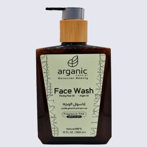 غسول الوجه بزيت الأركان وزيت شجرة الشاي