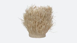 Lampe En Raphia Pour L’Éclairage