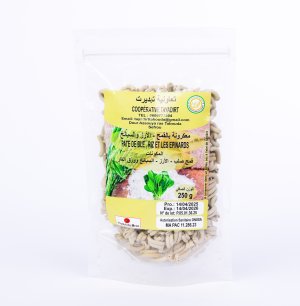 معكرونة القمح، الأرز والسبانخ 250غ