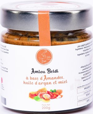 Amlou aux amandes locales, miel et huile d'argan 200g