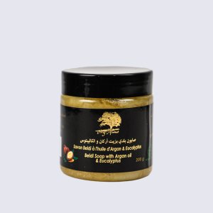 Savon Beldi à l’Huile d’Argan & Eucalyptus – 200g