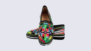 Mocassins semi cuir