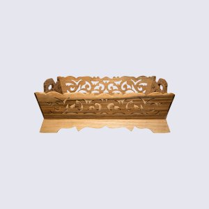 صينية خبز من خشب الجوز